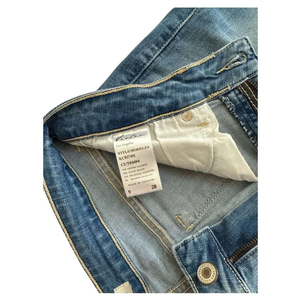 KanCan Jeans Mid- Rise Womens Size 9/28 Distressed Destroyed - Picture 3 of 5